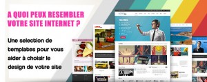 template design site internet
